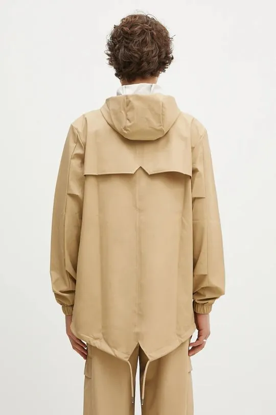 Rains rain jacket 18010 Fishtail Jacket beige color