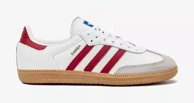 Samba OG Grade School Lifestyle Shoes (White/Red)