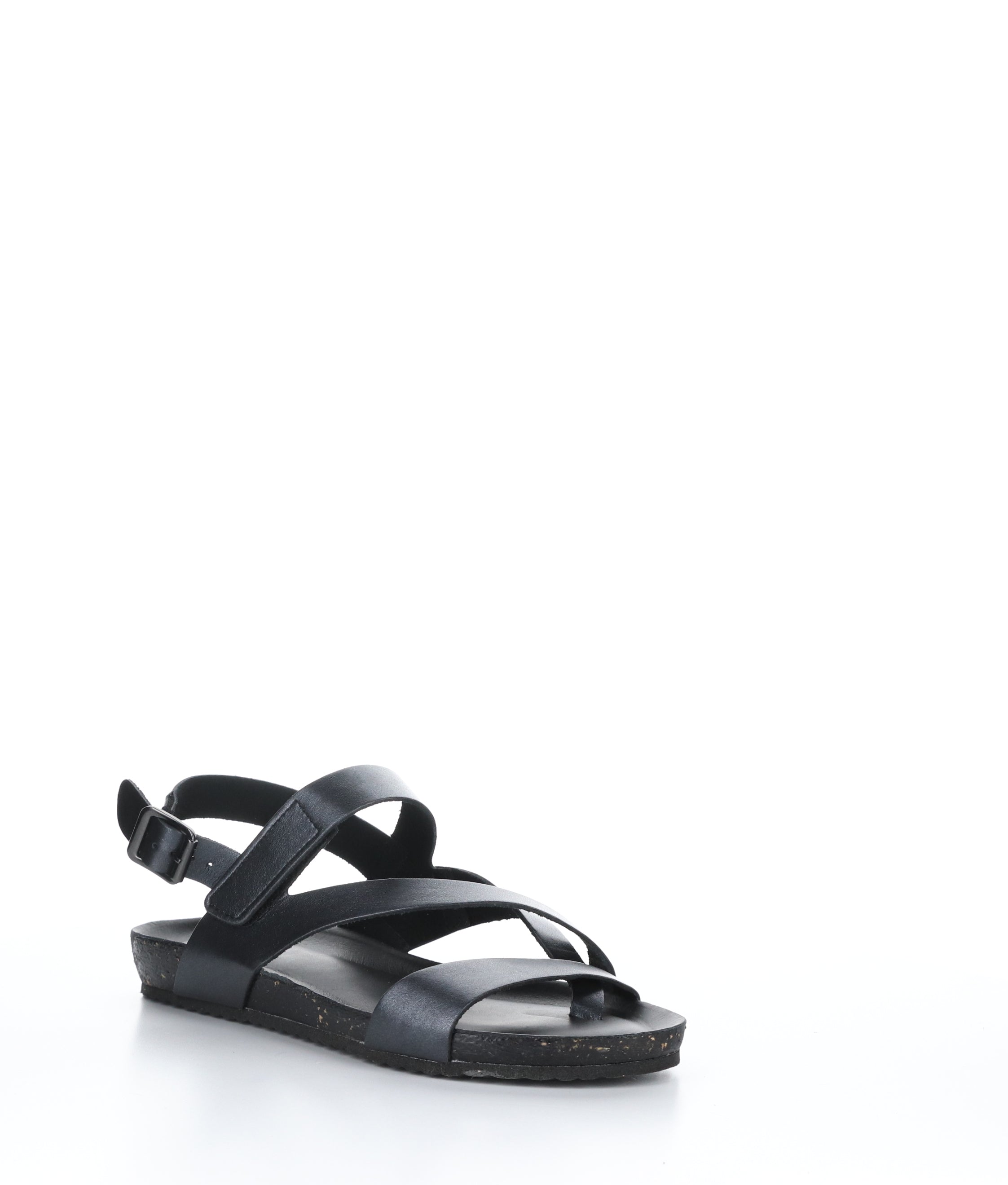 SARA BLACK Strappy Sandals