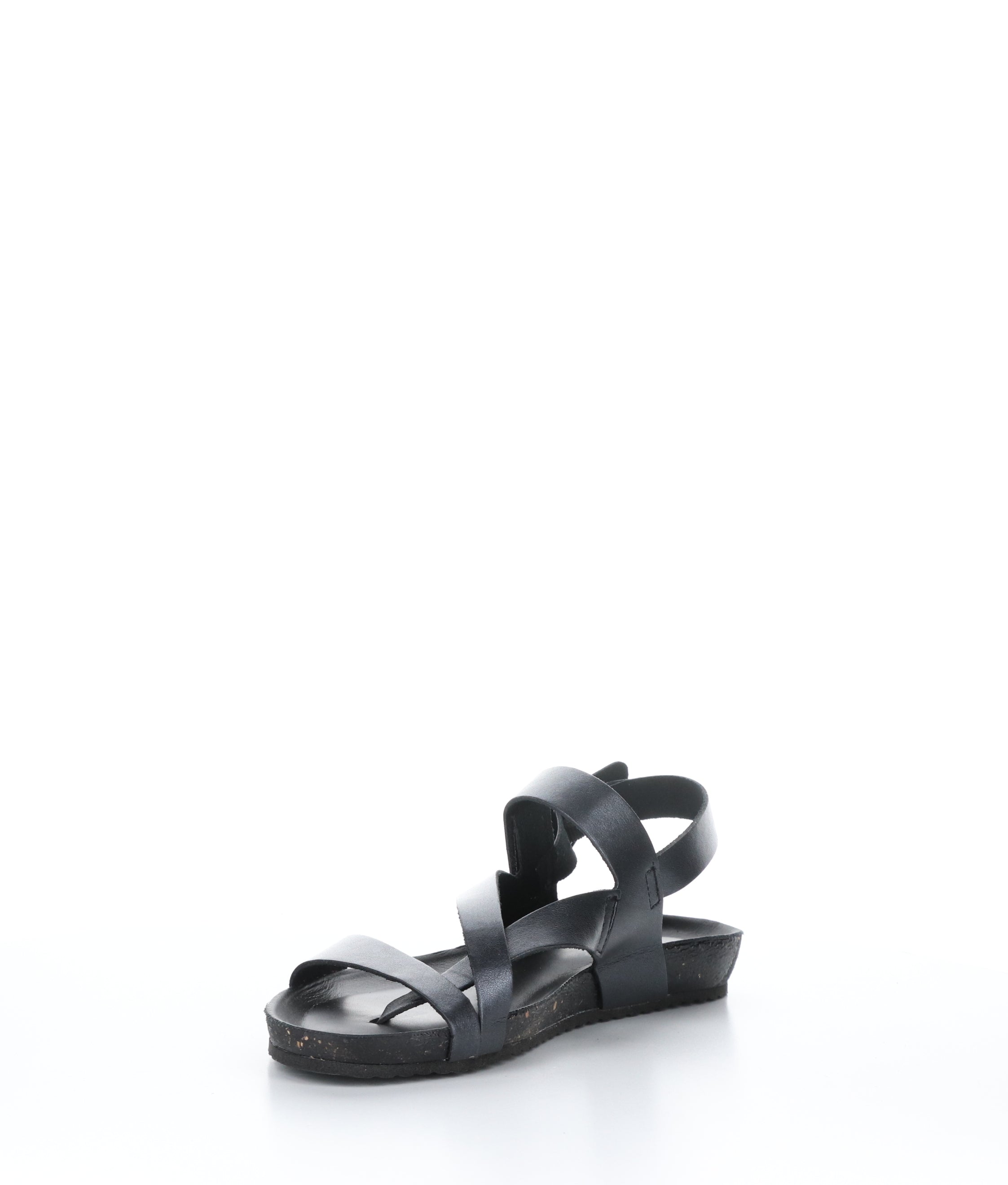 SARA BLACK Strappy Sandals