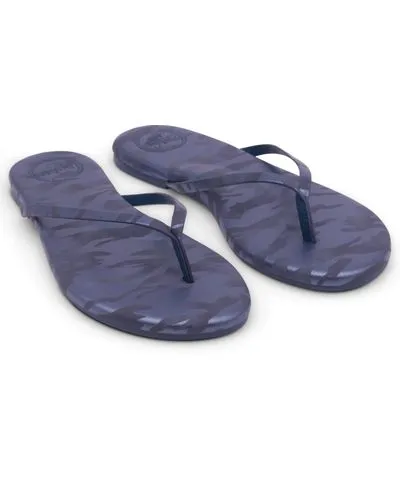 solei sea Women's Indie Sandals In Camo Metallic Blue