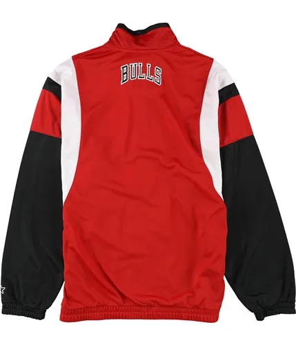 Starter Mens Chicago Bulls Track Jacket Sweatshirt