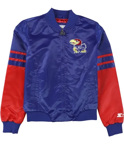 Starter Womens Kansas Jayhawks Bomber Jacket