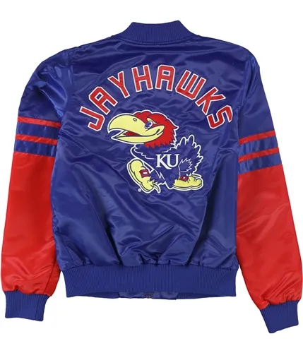 Starter Womens Kansas Jayhawks Bomber Jacket