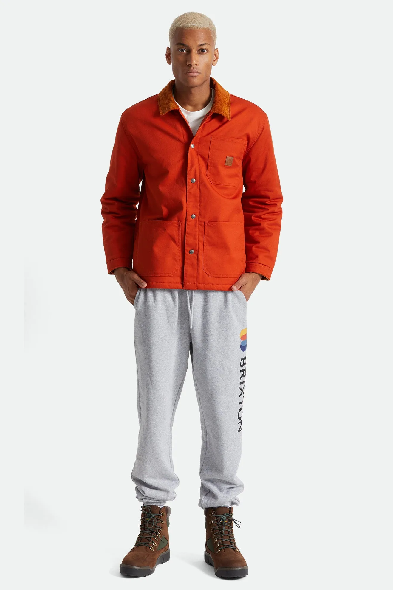 Survey Utility Lined Chore Coat - Phoenix Orange