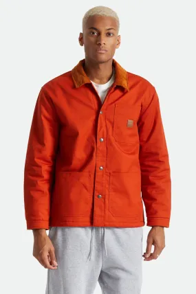 Survey Utility Lined Chore Coat - Phoenix Orange