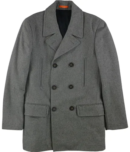 Tallia Mens Double-Breasted Pea Coat, TW3