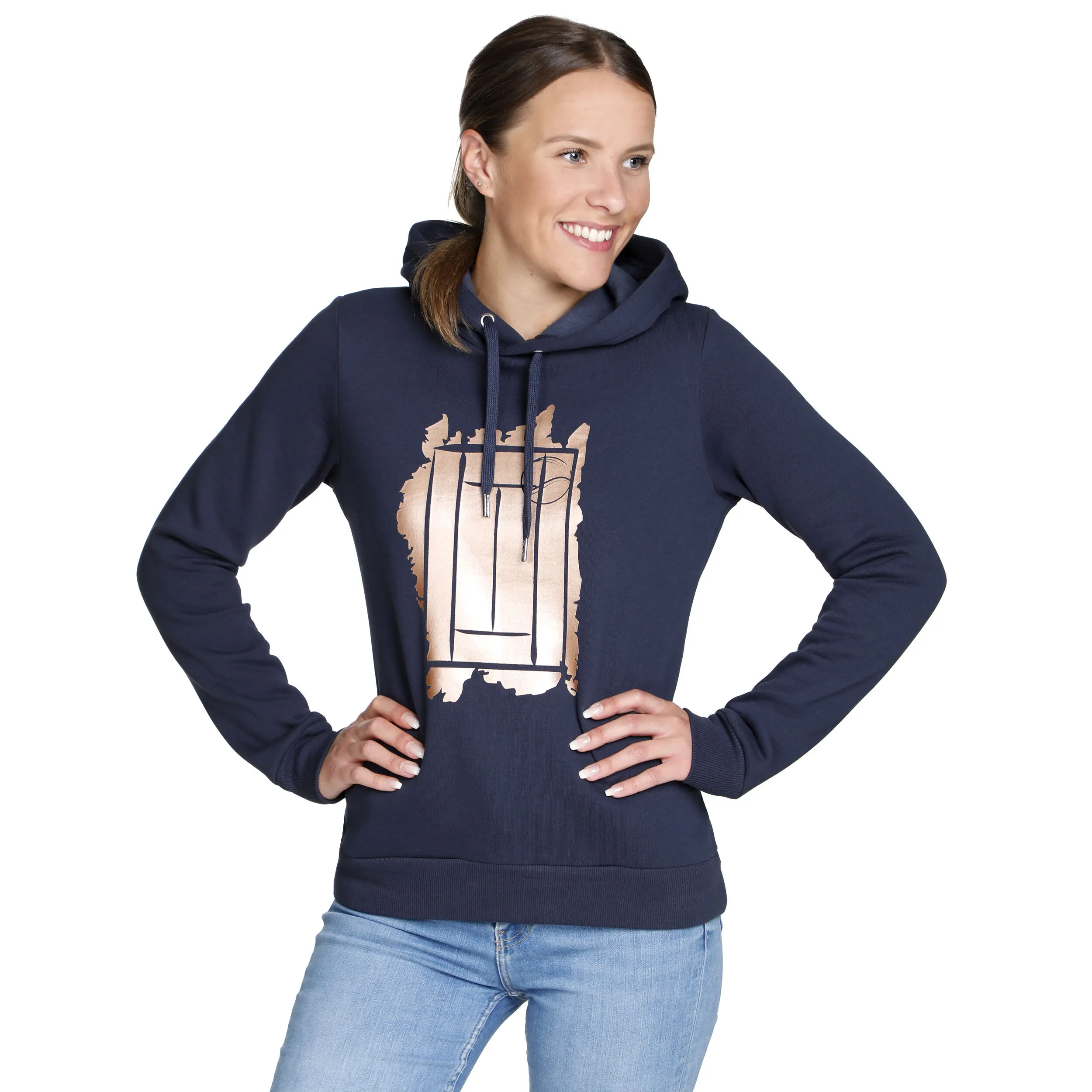 Tennis-Point Glitter Court Hoody Women