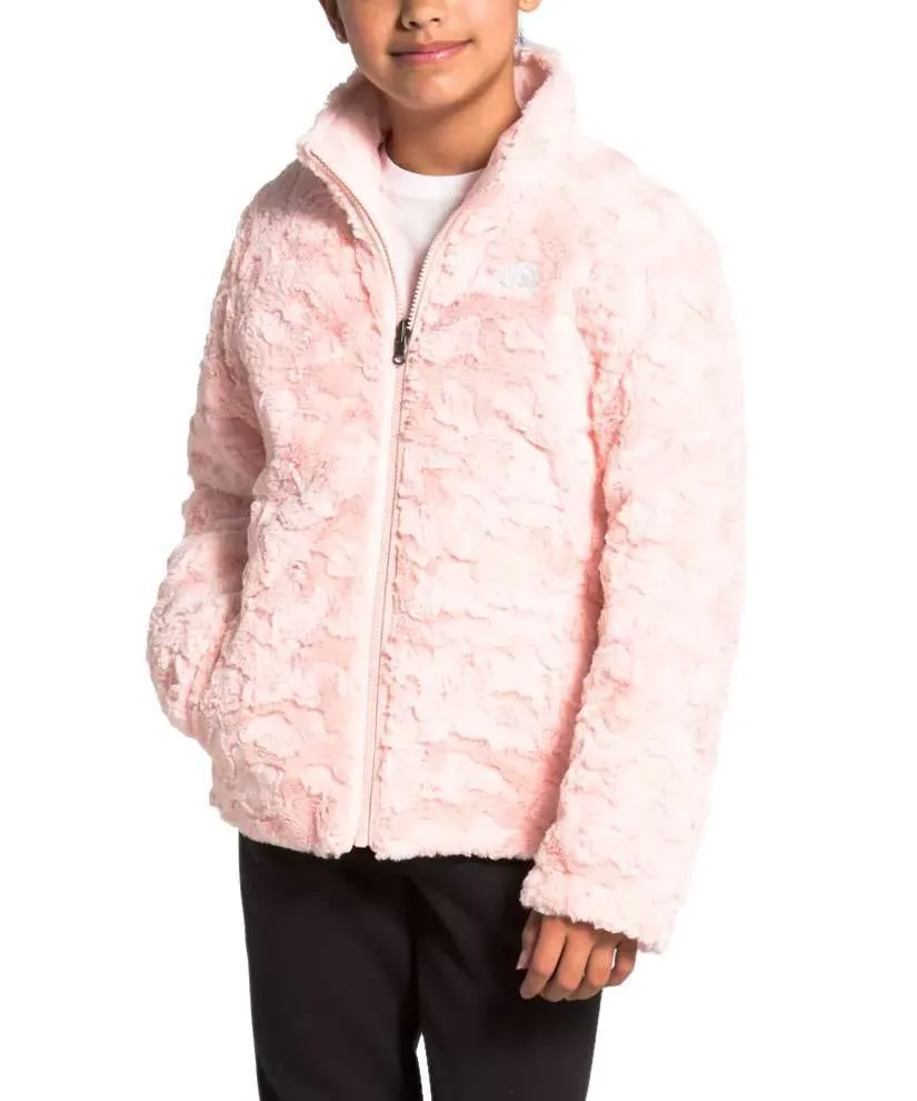 The North Face Girls’ Mossbud Swirl Reversible Jacket (Pink Salt)