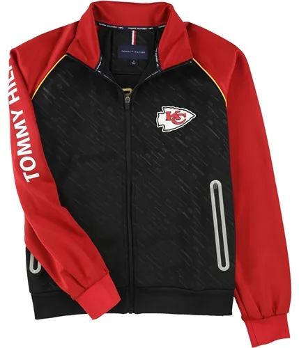 Tommy Hilfiger Mens Kansas City Chiefs Track Jacket Sweatshirt