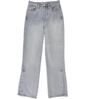 Topshop Womens Split Flared Jeans