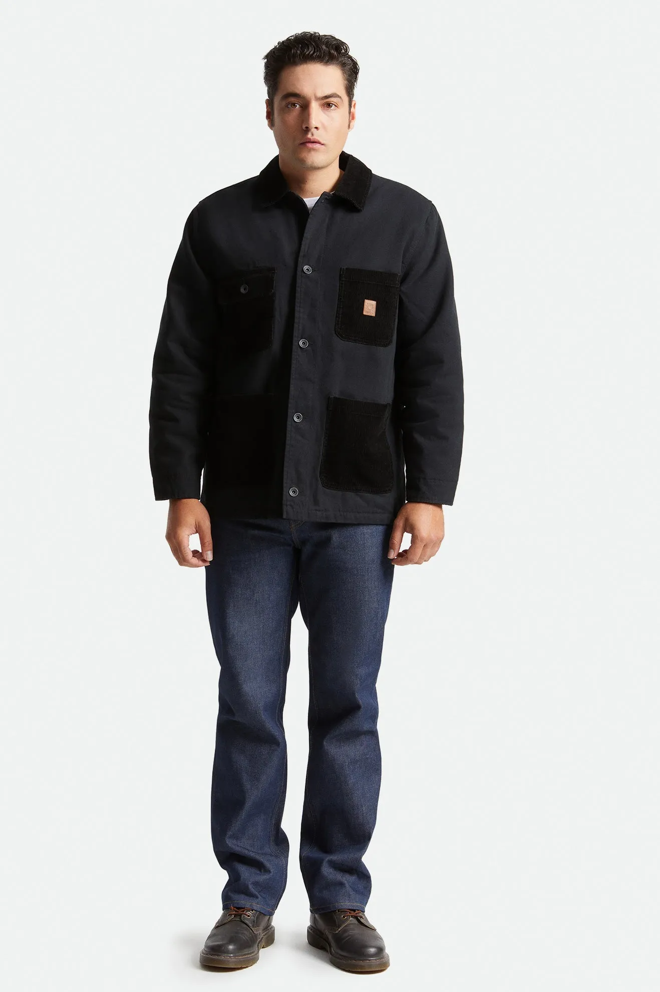 Union Survey Reserve Chore Coat - Black