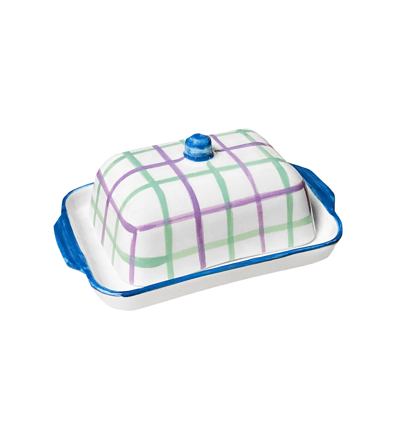 Vaisselle Boutique Picnic In The Park Butter Dish