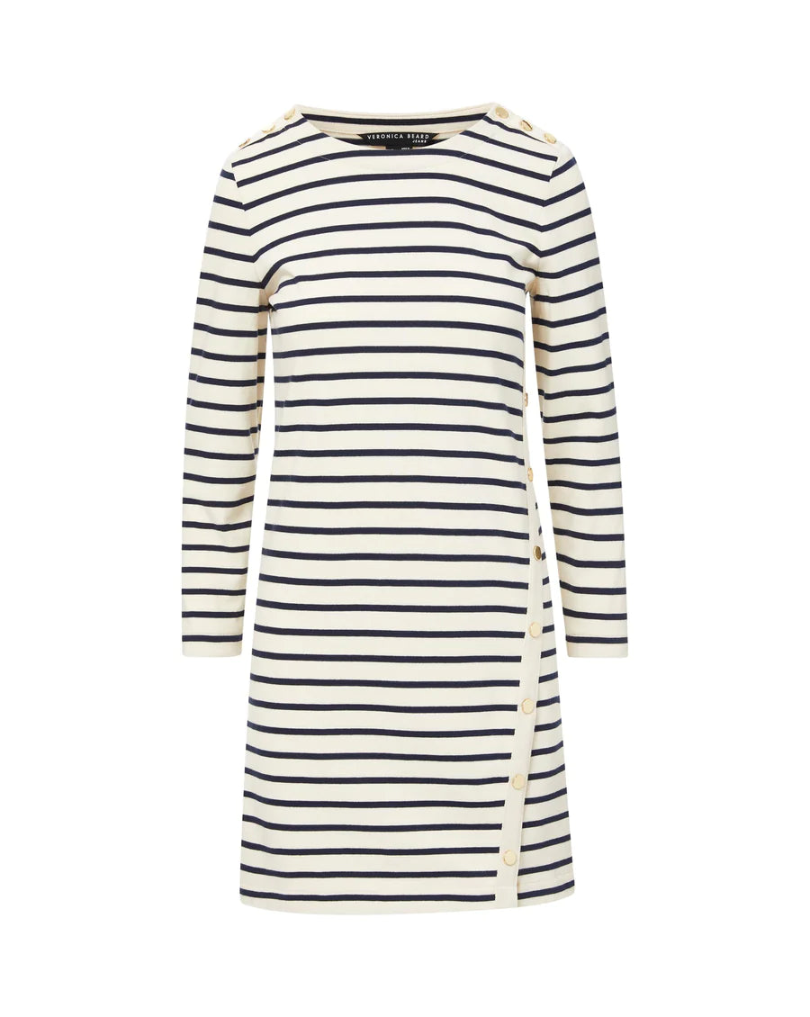 VERONICA BEARD Ruta Striped Dress