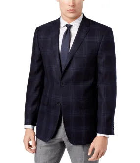 Vince Camuto Mens Windowpane Plaid Sport Coat