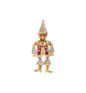 Vintage Lucid Clown Charm