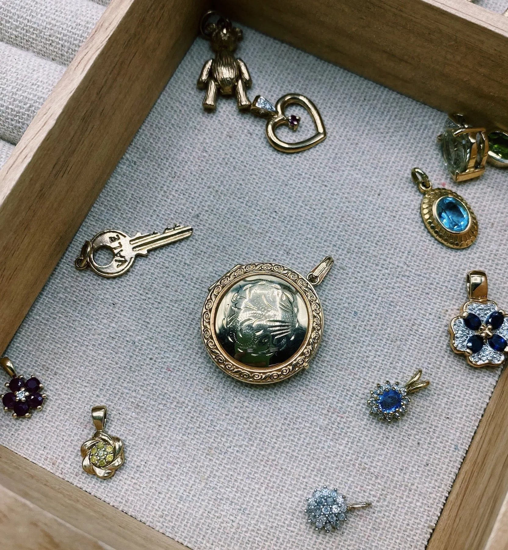 Vintage Secret Garden Locket