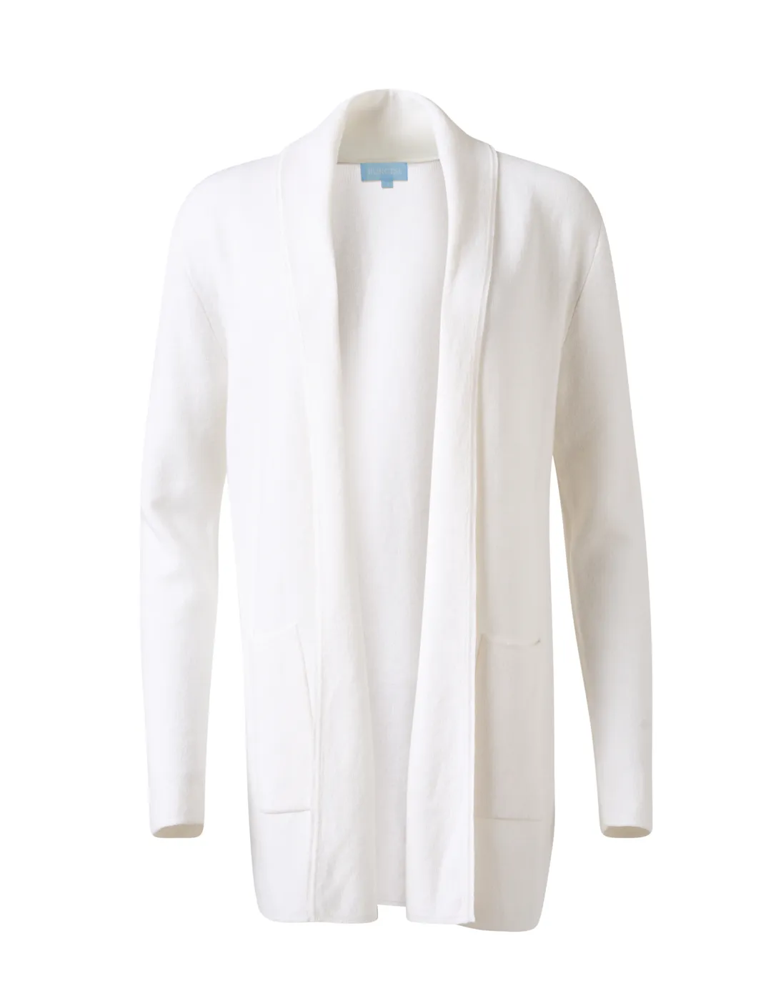 White Cotton Silk Travel Coat