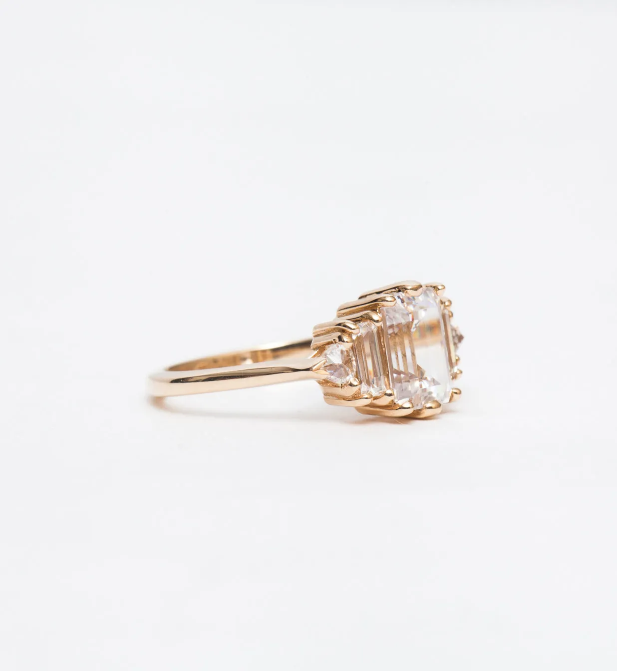 White Diamond Theda Ring