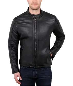 William Rast Mens Leather Motorcycle Jacket