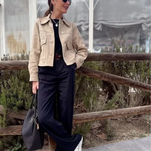 Women's Casual Simple Style Solid Color Coat Casual Jacket