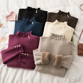 Women's Sweater Long Sleeve Sweaters & Cardigans Patchwork Casual Solid Color