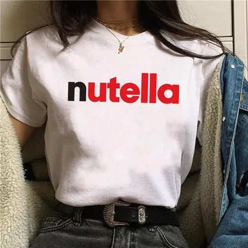 Women's T-shirt Short Sleeve T-shirts Printing Fashion Letter