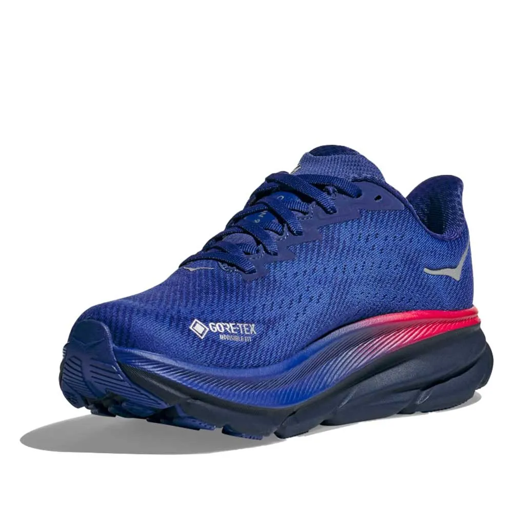 Women's Clifton 9 GTX Running Shoe - Dazzling Blue/Evening Sky - Regular (B)