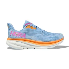 Women's Clifton 9 Running Shoe - Airy Blue/Ice Water - Wide (D)