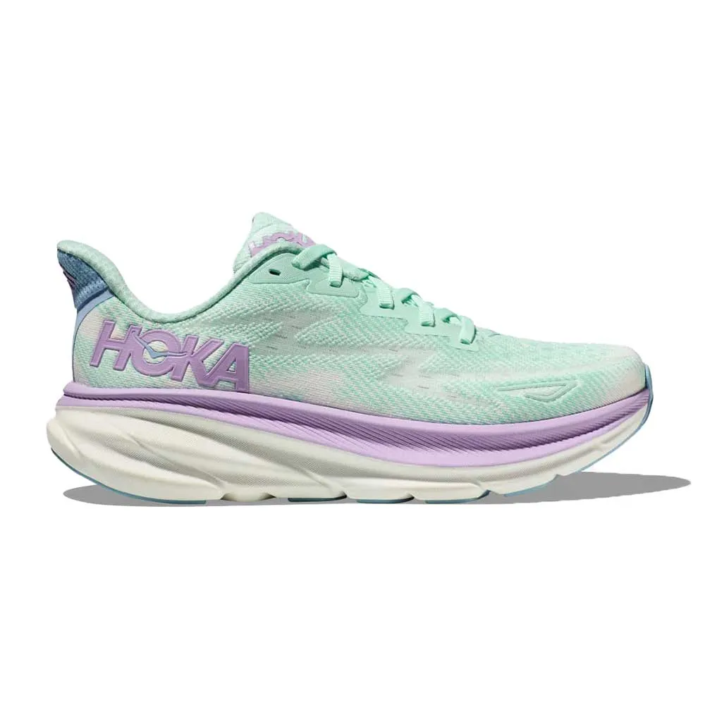 Women's Clifton 9 Running Shoe - Sunlit Ocean/Lilac Mist - Regular (B)