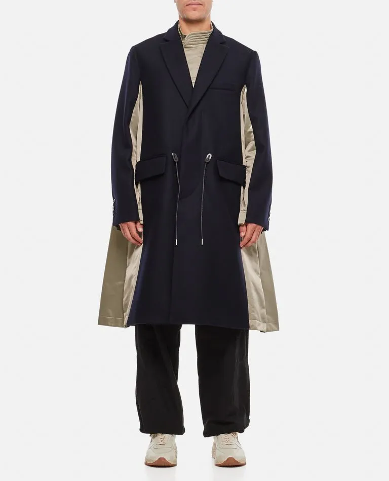 WOOL MELTON COAT