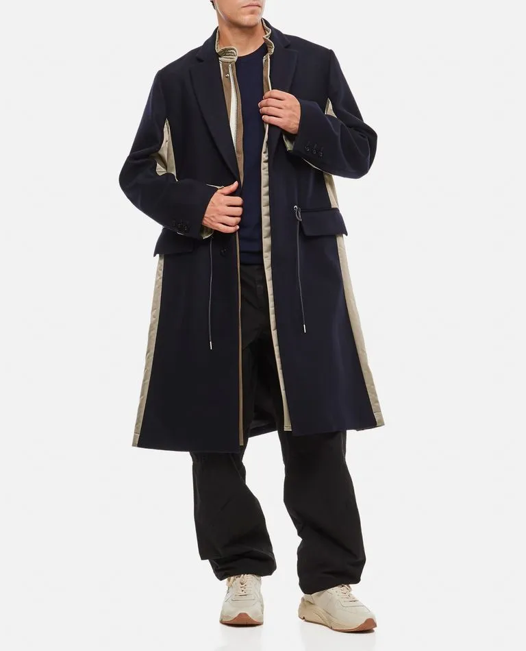 WOOL MELTON COAT